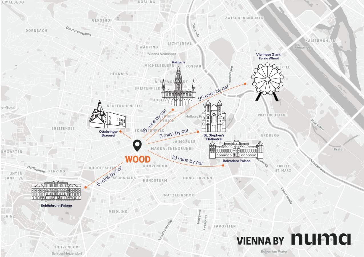 Numa L Wood Rooms & Apartments Vienna Exterior photo